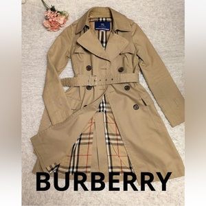 Burberry Blue Label Women's Coat  Trench Coat Nova Check